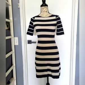 Karen Millen Preppy Nautical Striped Knit Dress‎ Size M